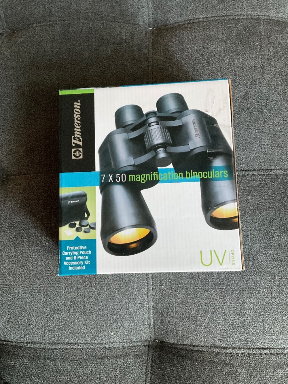 NIB Emerson 7 x 50 Magnifiction Binoculars UV Optics